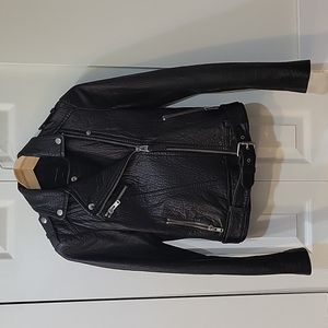 Mackage x aritzia leather jacket